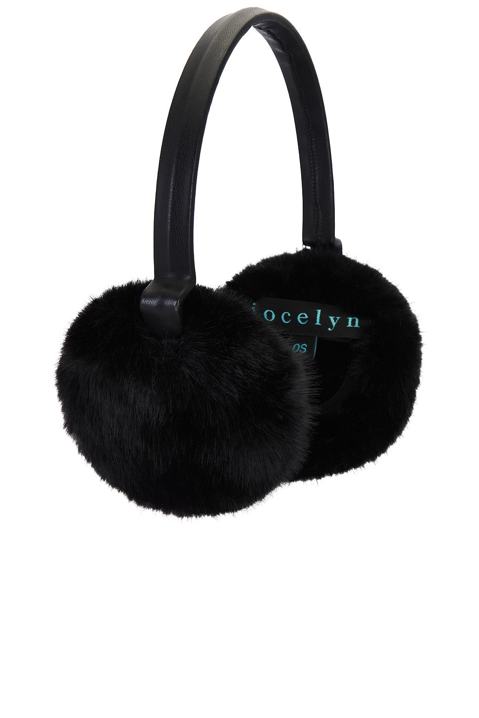 Faux Mink & Leather Earmuffs jocelyn