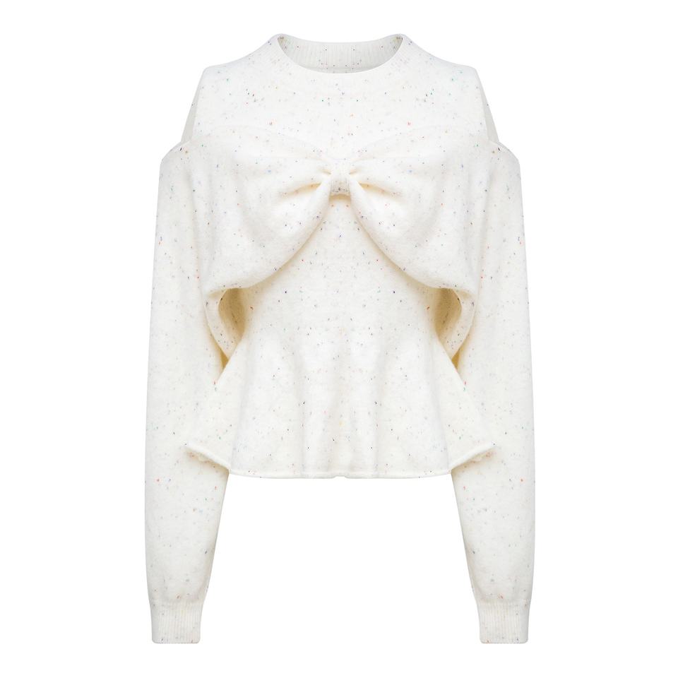 Knit Sweater – Round Neckline – Vintage Solid Design – Elegant Winter Style