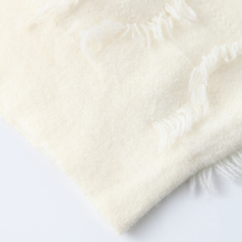 Pullover Sweater – Fluffy Jacquard Knit – Fringe Tassel Design – Chic Spring Style