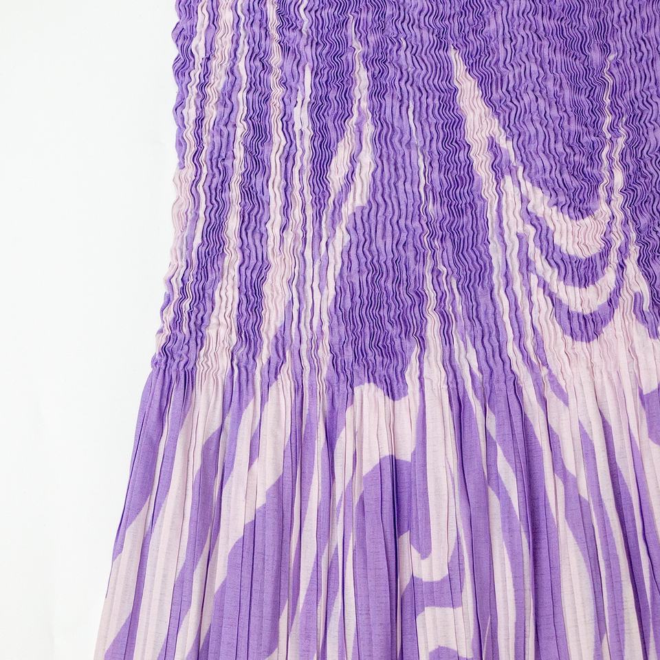 Evening Dress – Printed Design – Sleeveless Maxi – Elegant Romantic Style