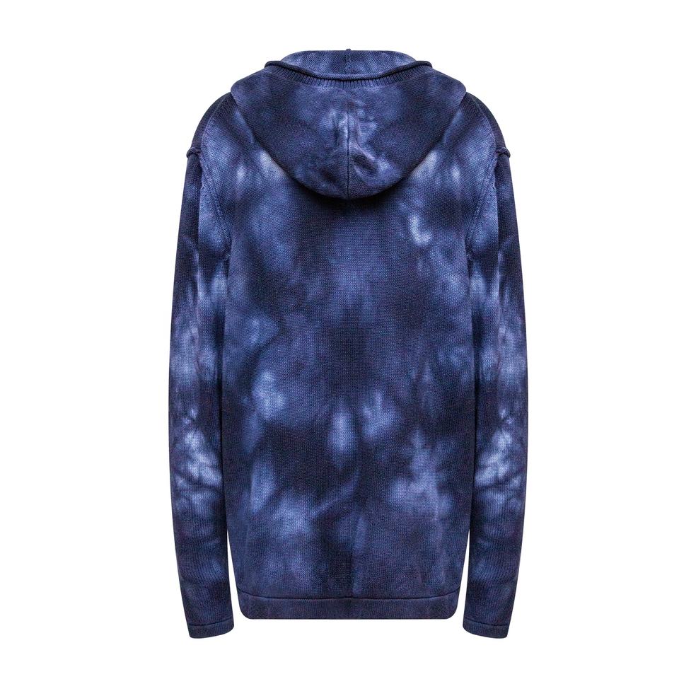 Hoodie – Waffle Knit Oversized – Designer Streetwear – Luxury Fall Style