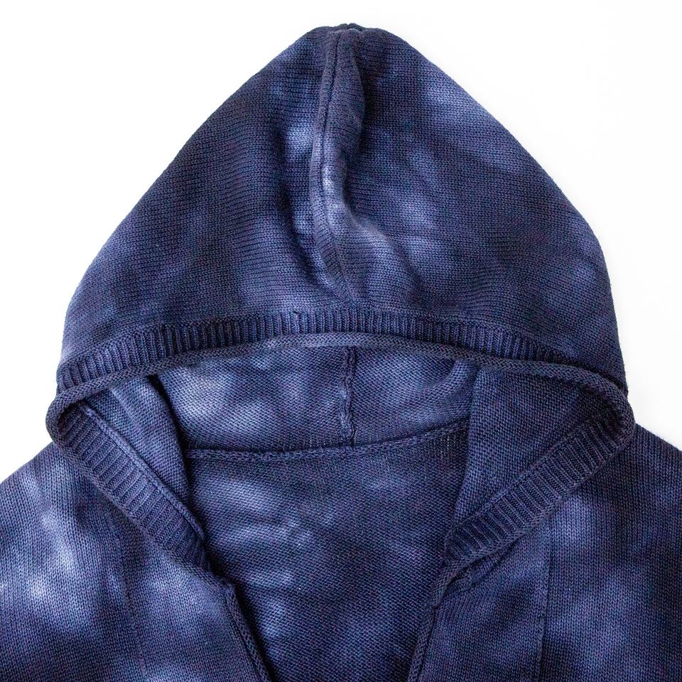 Hoodie – Waffle Knit Oversized – Designer Streetwear – Luxury Fall Style