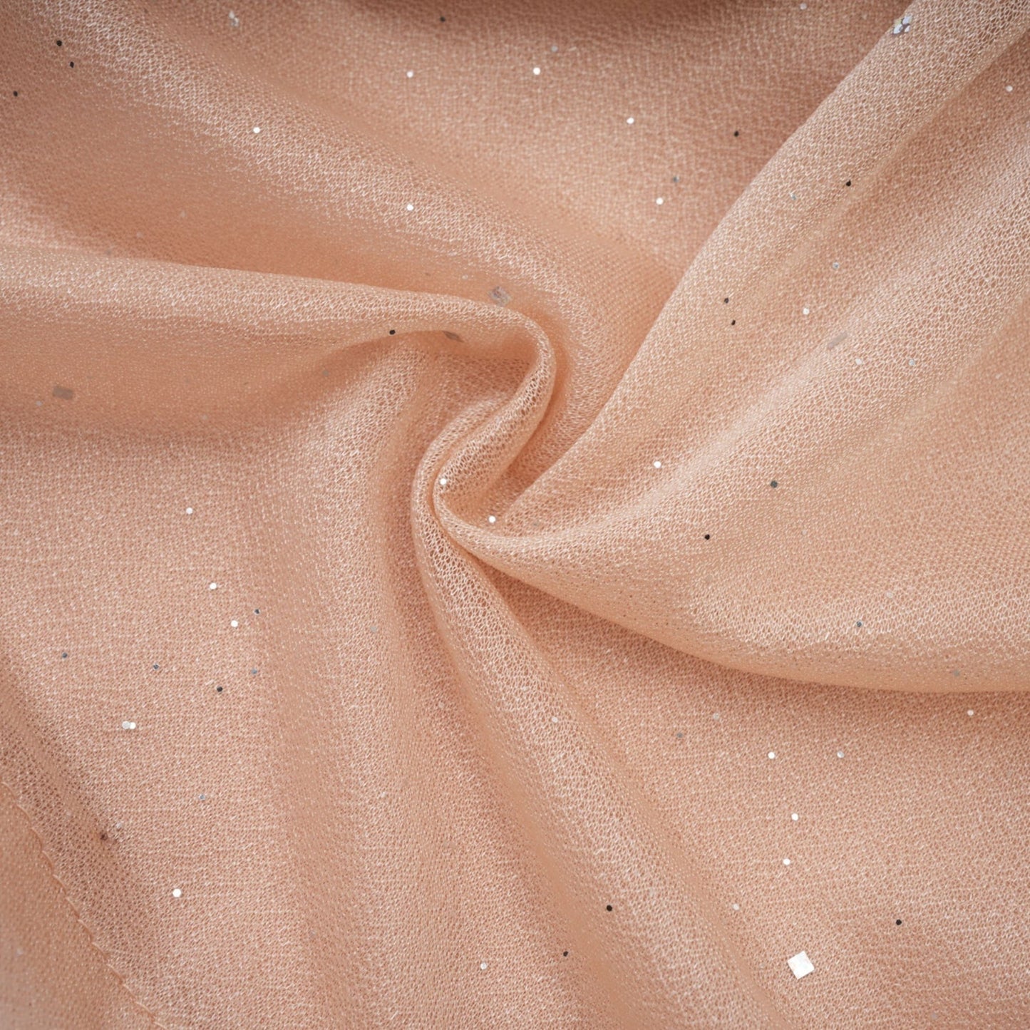 Sleeveless dress with crystal embellishment round neck and flared skirt in neutrals
