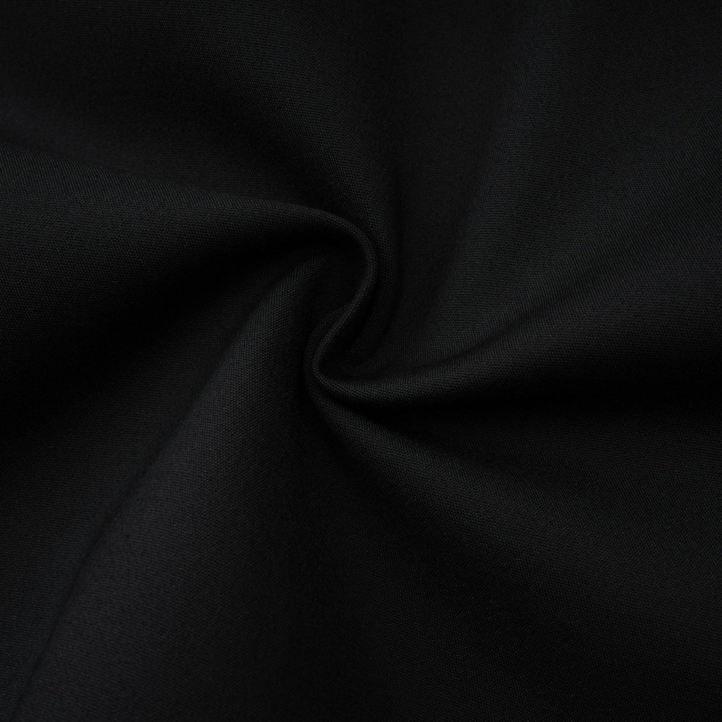 Sleeveless black dress with Vneck boned bodice flap pockets and organic cotton composition