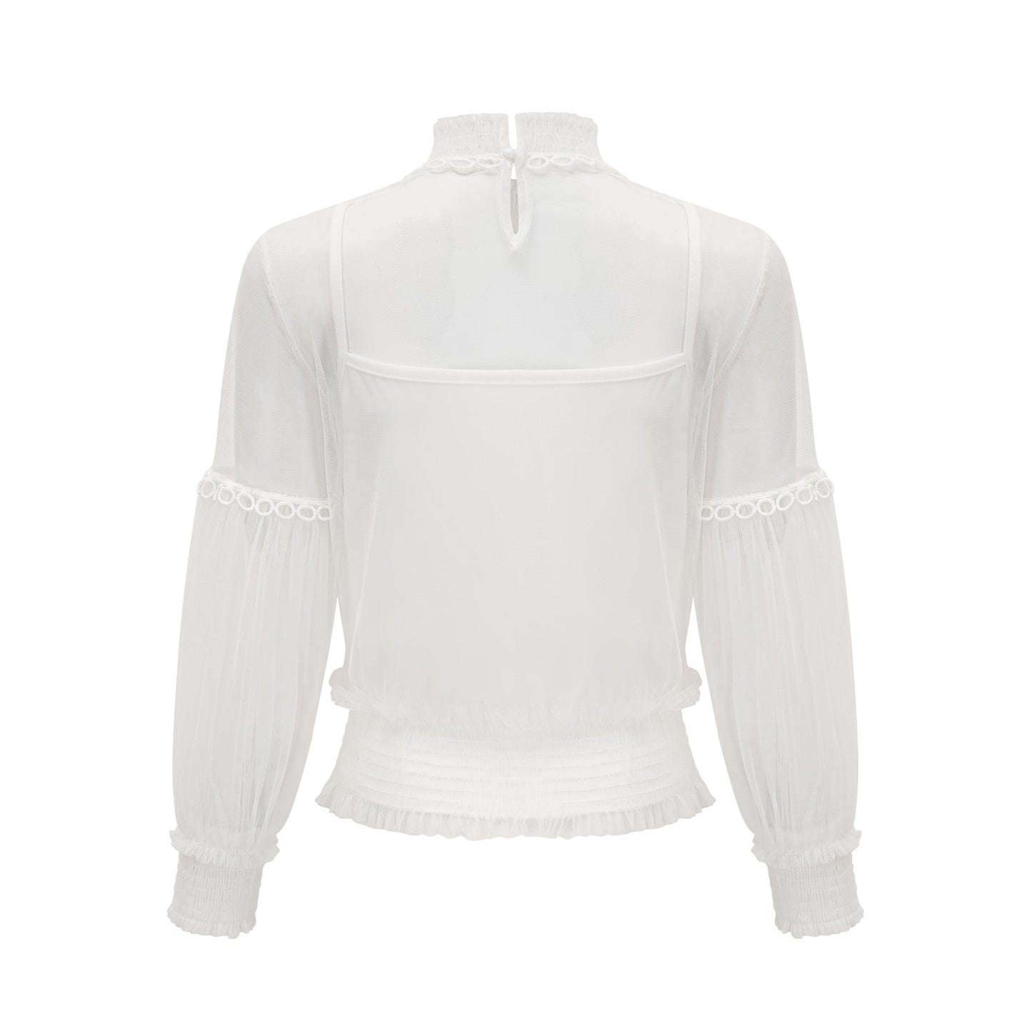 Aiza floral semisheer top