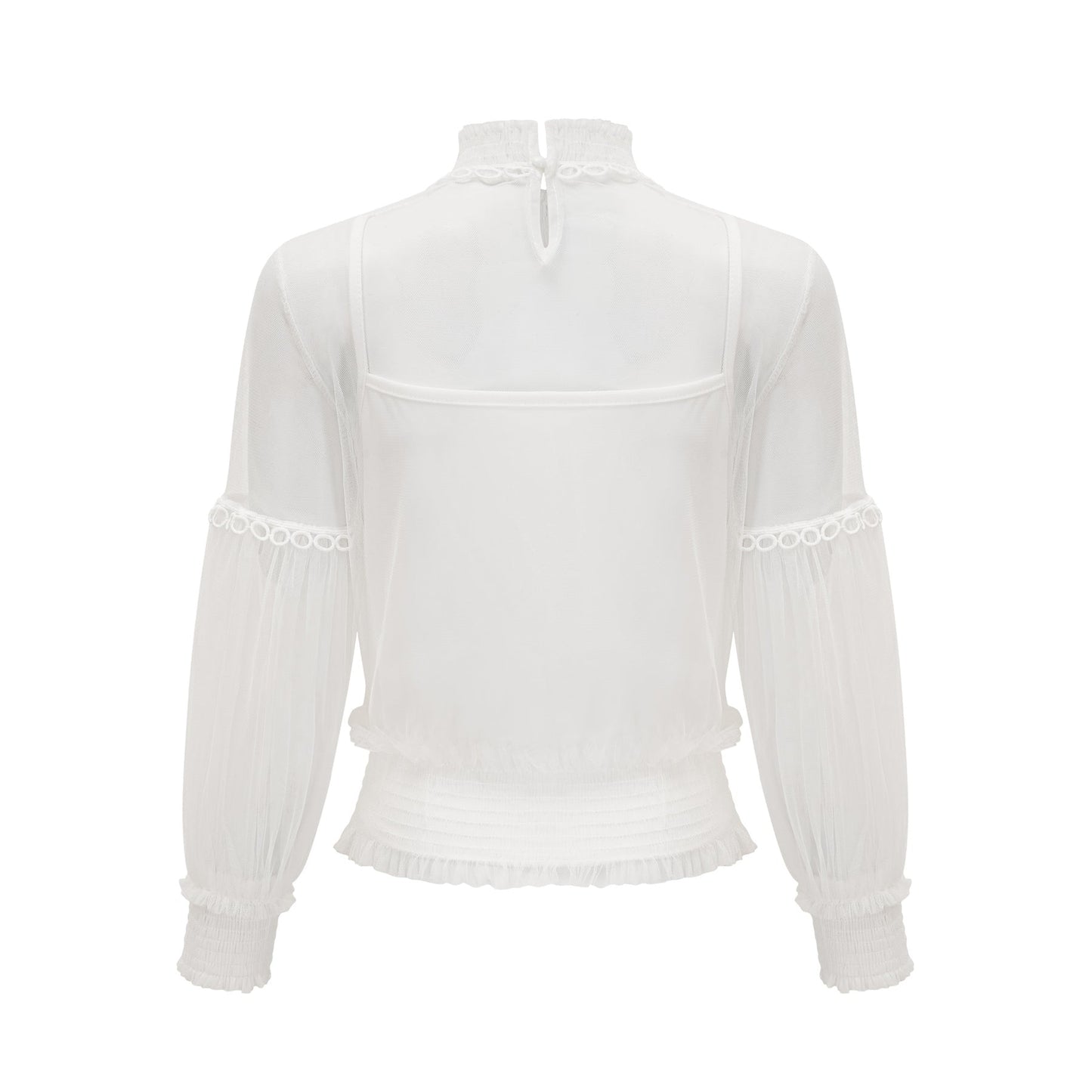 Aiza floral semisheer top