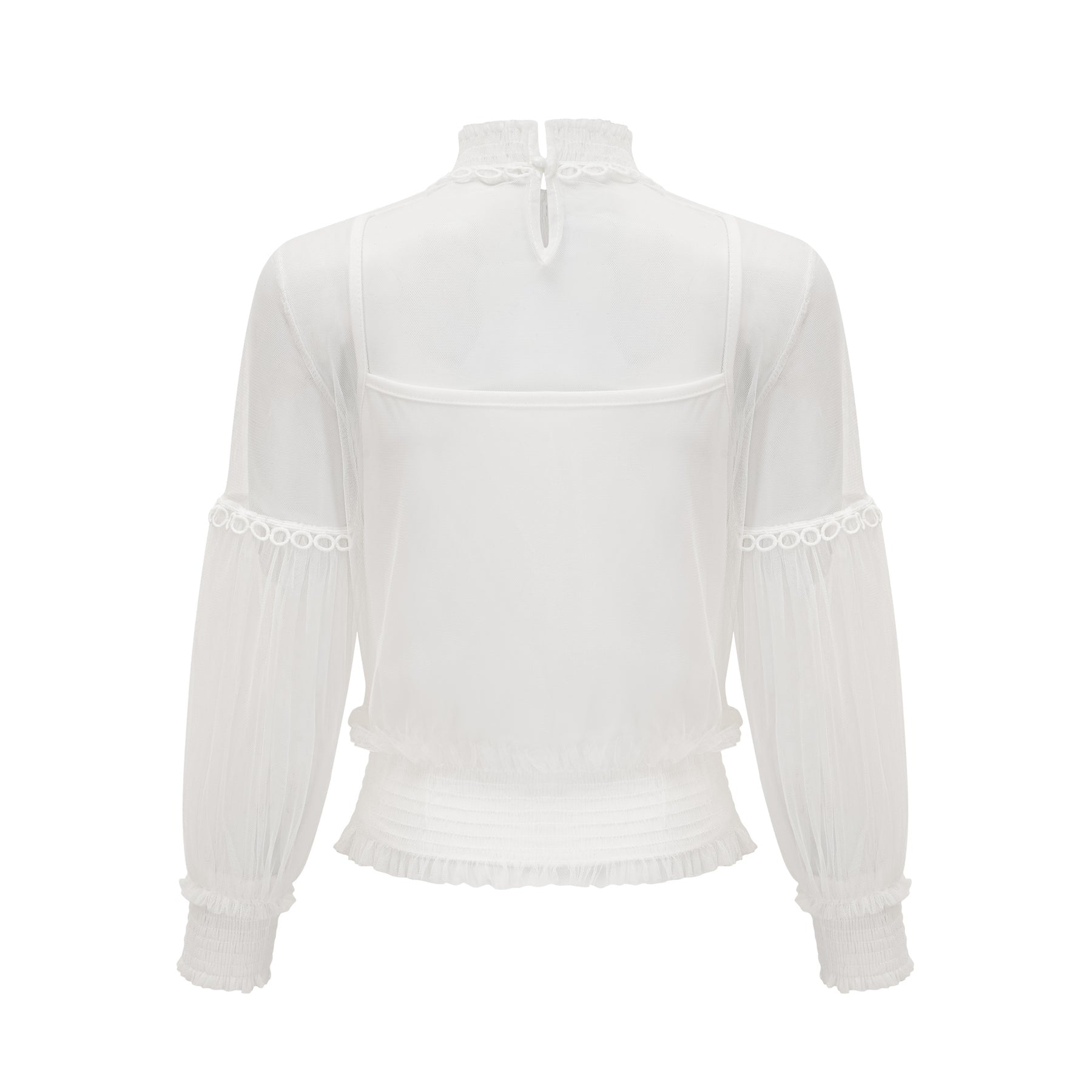 Aiza floral semisheer top