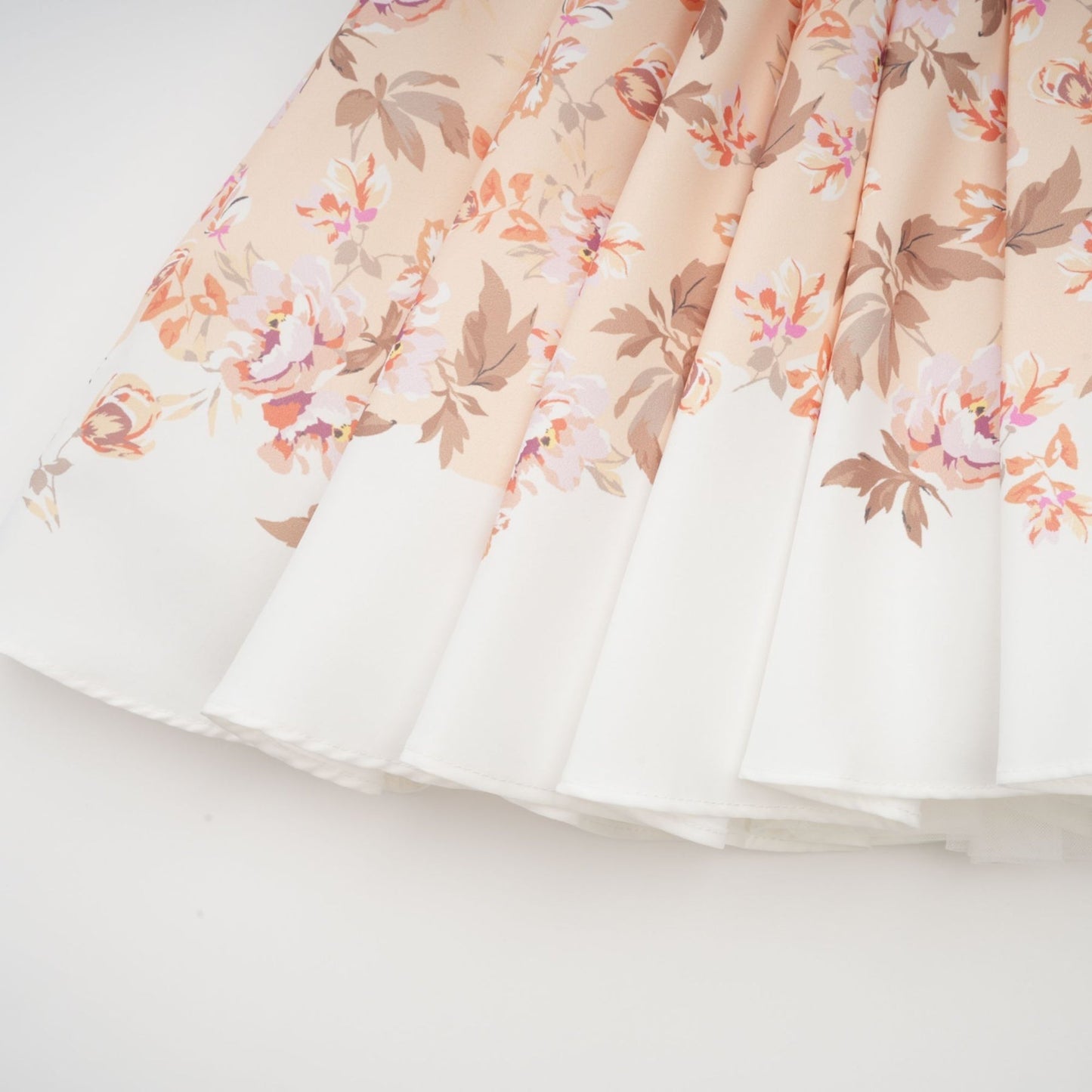 Alizée yellow floralprint pleated mini dress