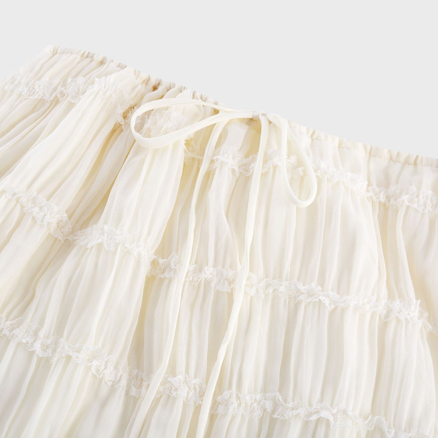 Alyssa pleated top skirt matching set