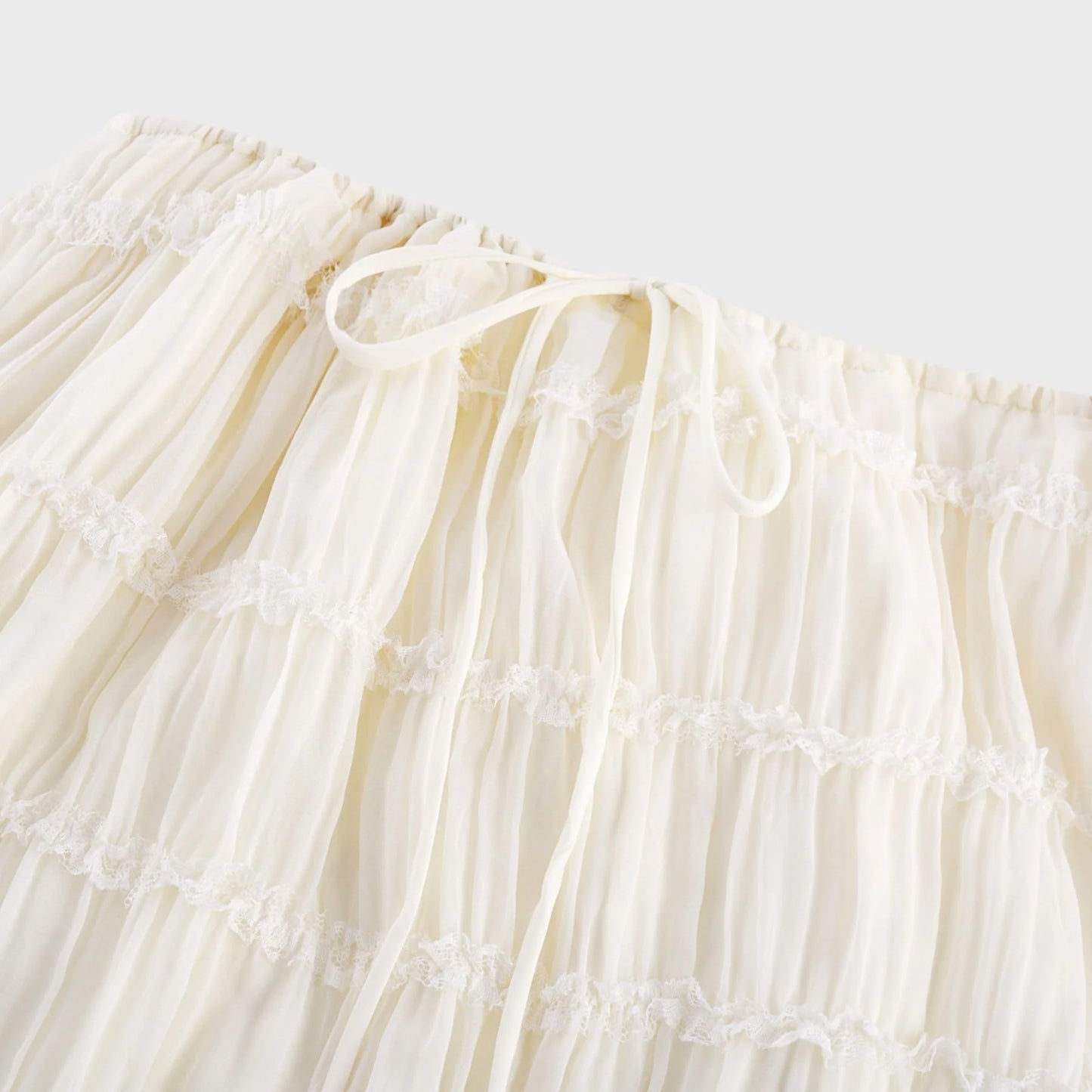 Alyssa pleated top skirt matching set