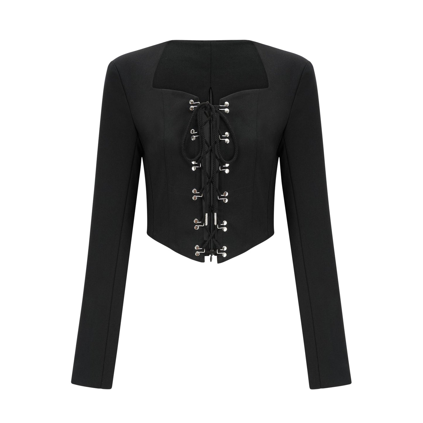 Amia laceup cropped jacket
