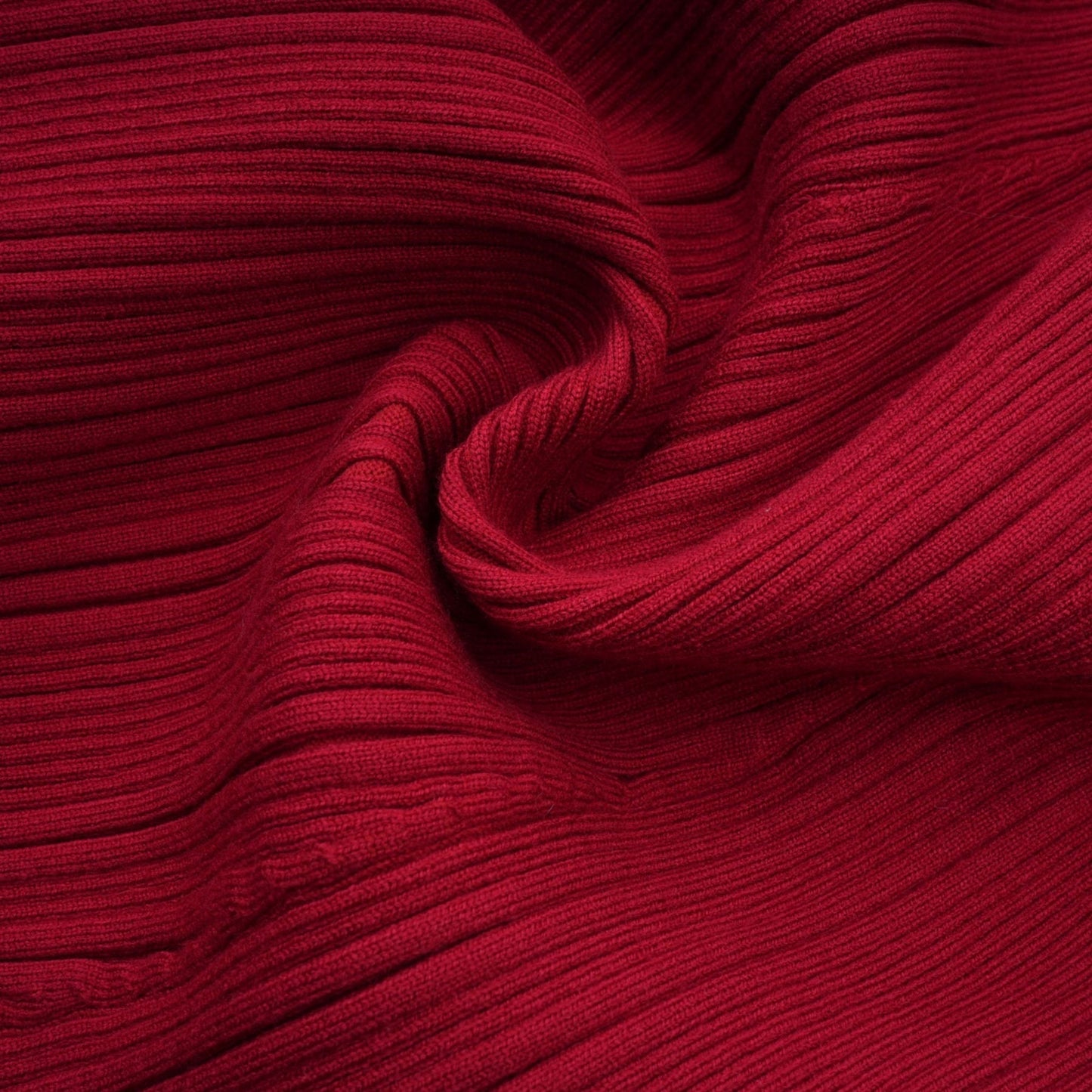 Anaxarete red embellished knitted midi dress