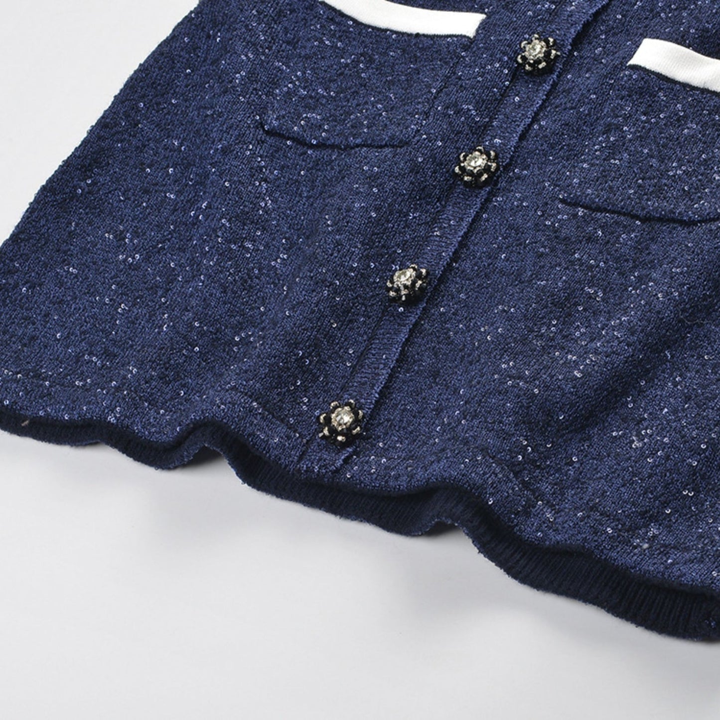 Bénédicte knitted jacket skirt matching set