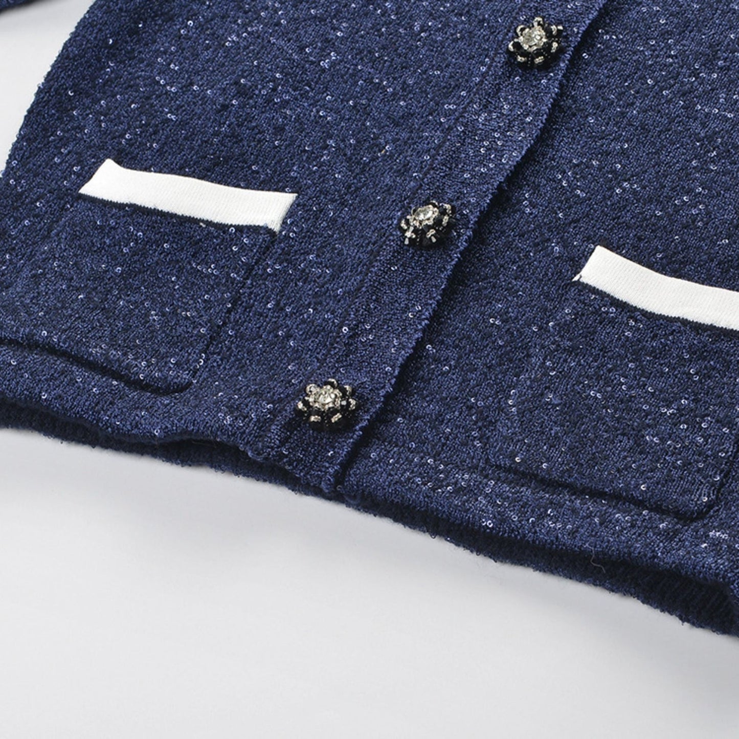 Bénédicte knitted jacket skirt matching set