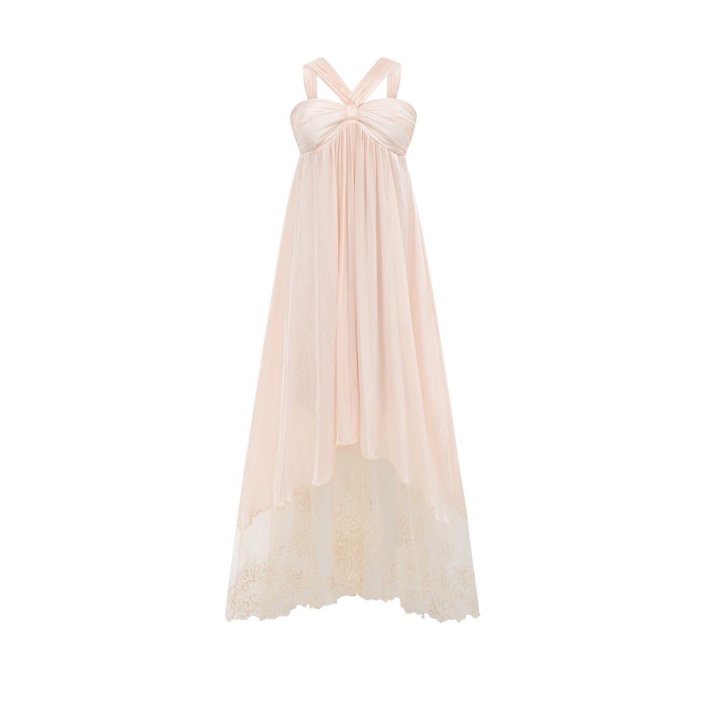 Bérénice lacehem midi dress
