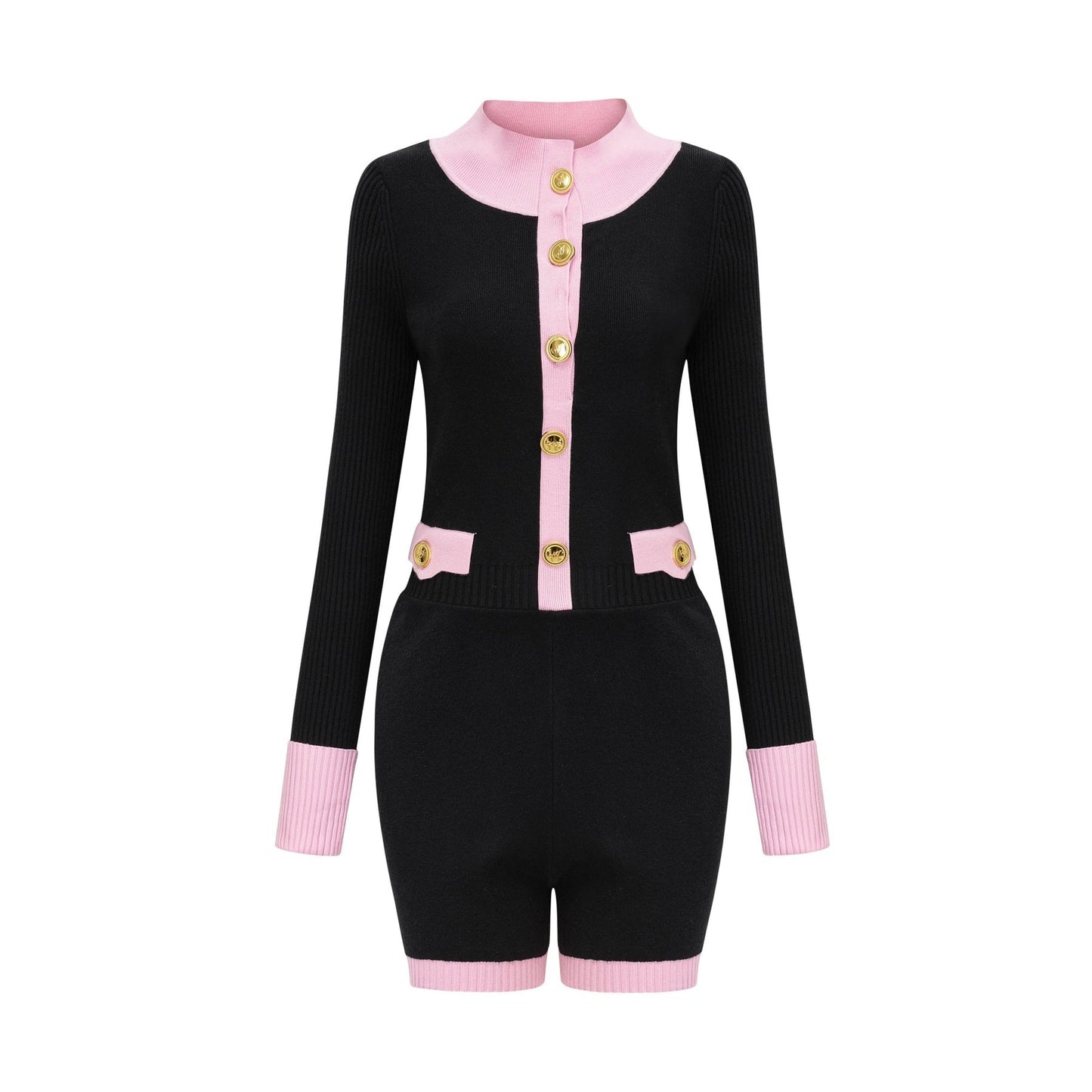 Black knitted bodysuit Ondinea