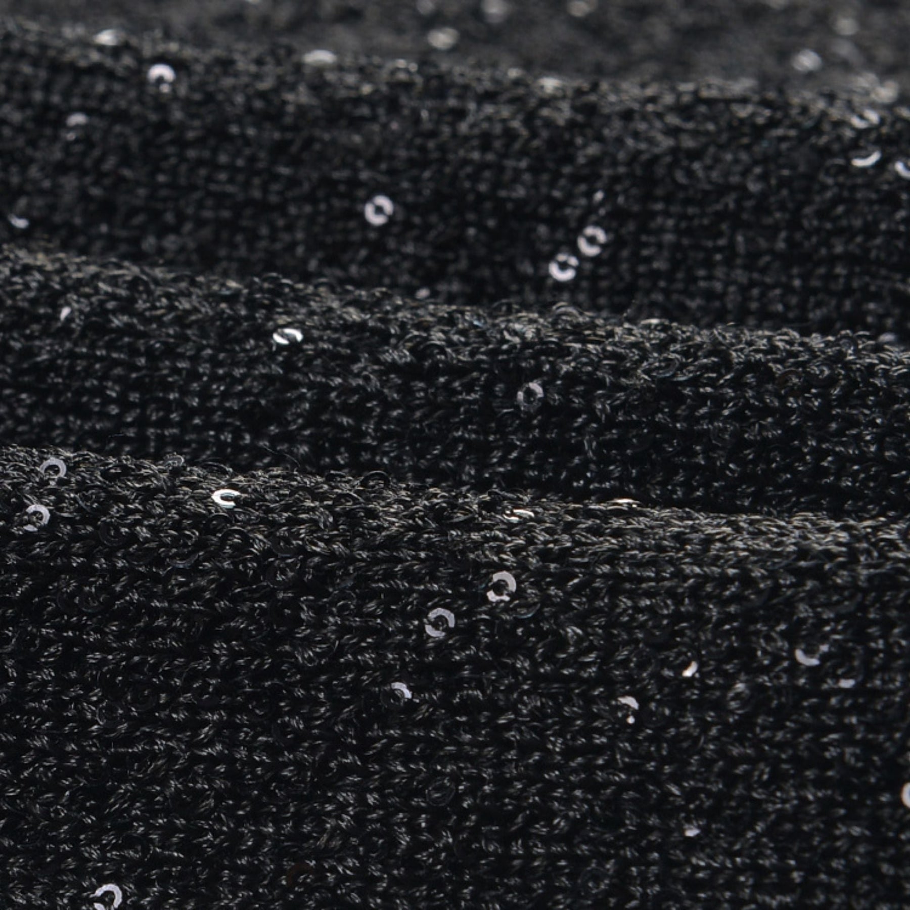 Blandine black sequin jacket  skirt matching set