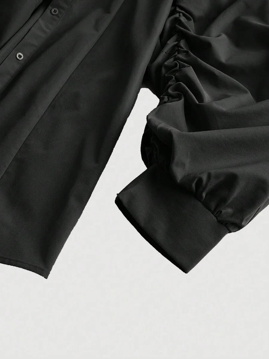 Bodycon Dress With Button Fastening