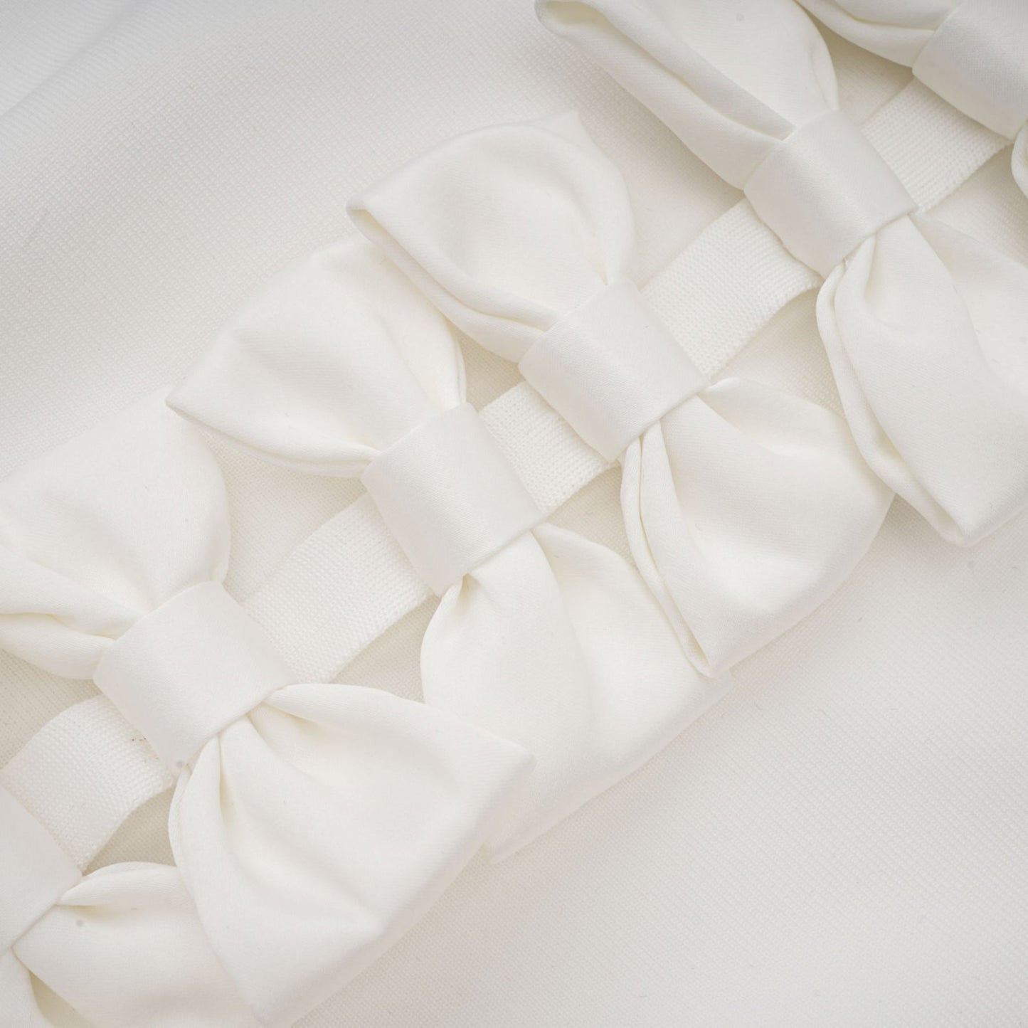Capucine white oversize - bow bandage dress - XXS