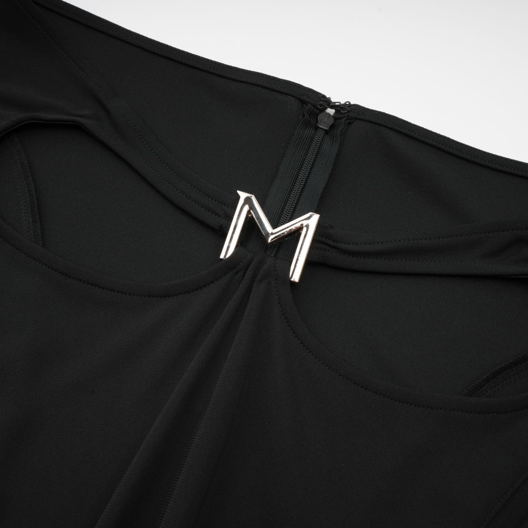 Caribe logoplaque midi skirt