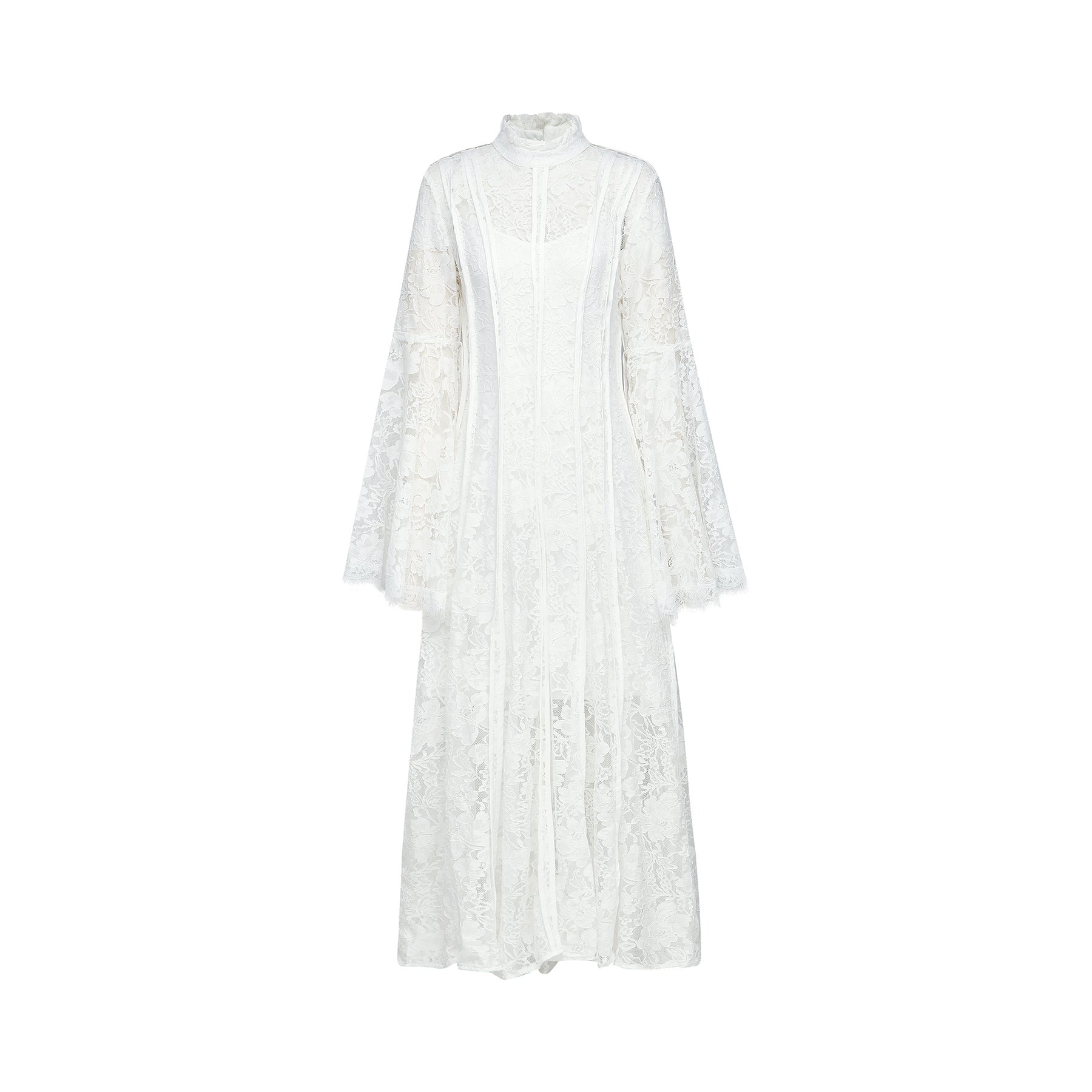 Celine mid length lace dress with cut out details