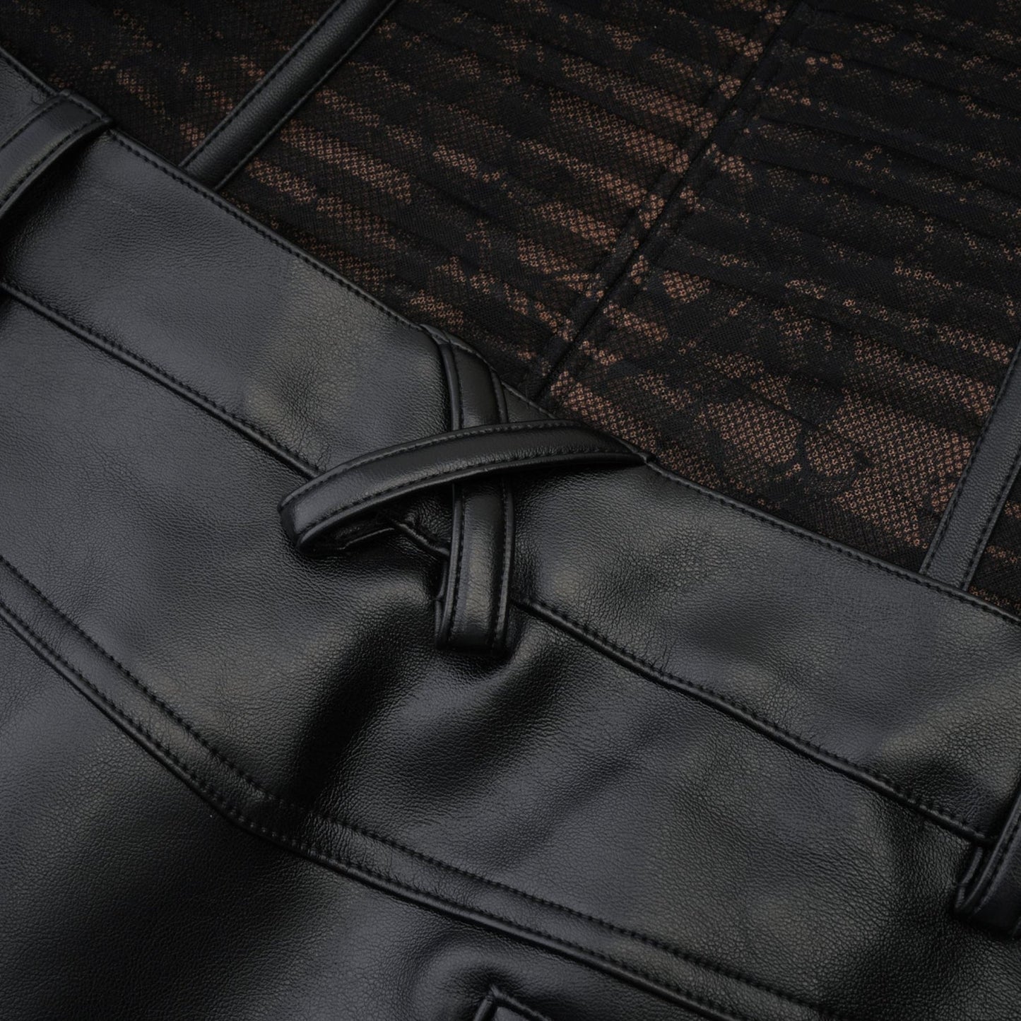 Cerys black mesh mini dress