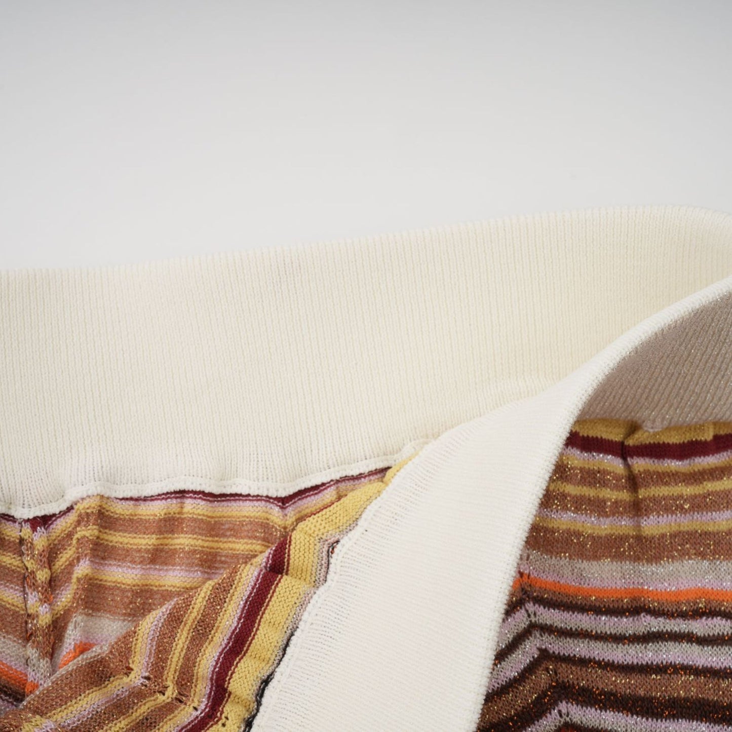 Chloé Neutral Striped Knit Matching Set