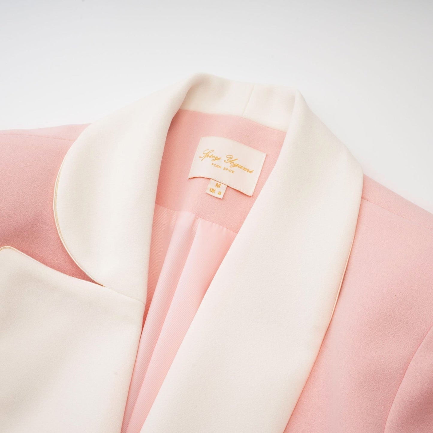 Claretta colourblock blazer  pants matching set