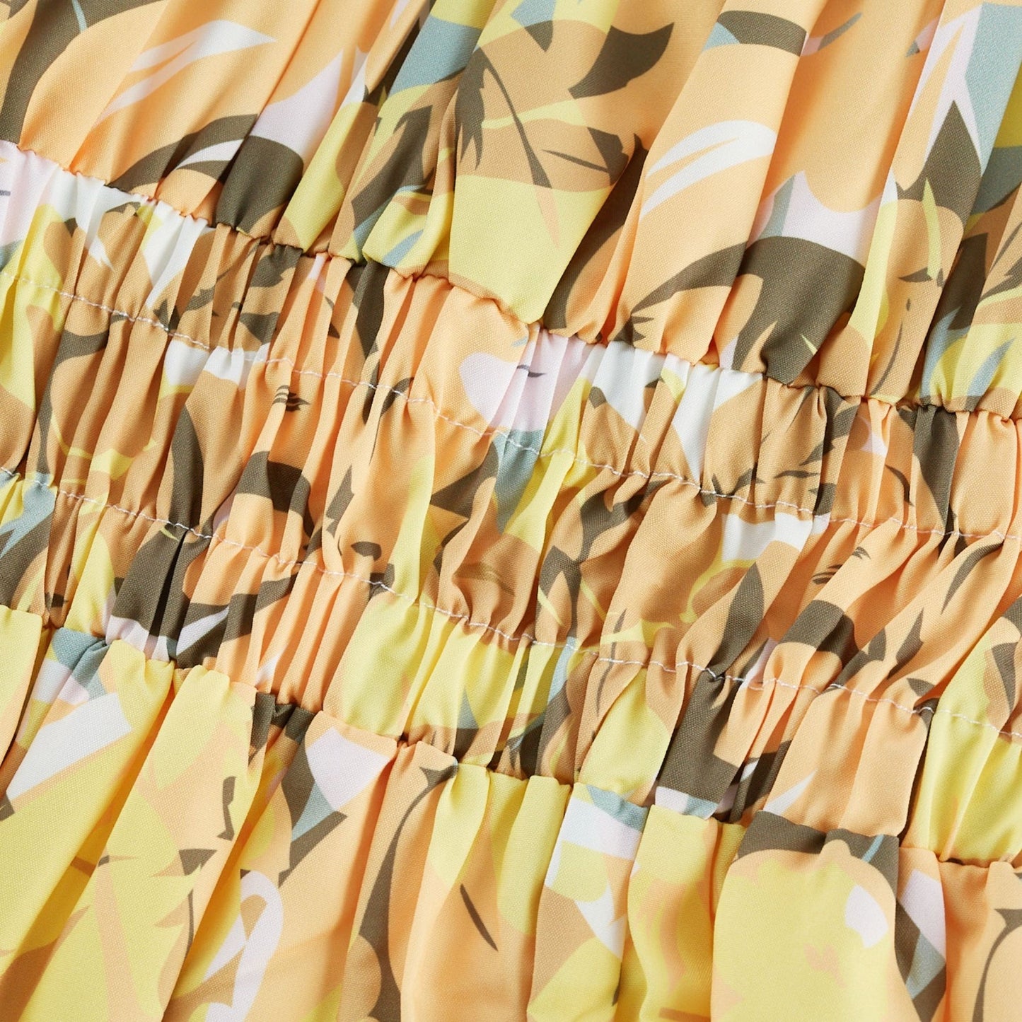 Clémence floralprint cutout midi dress