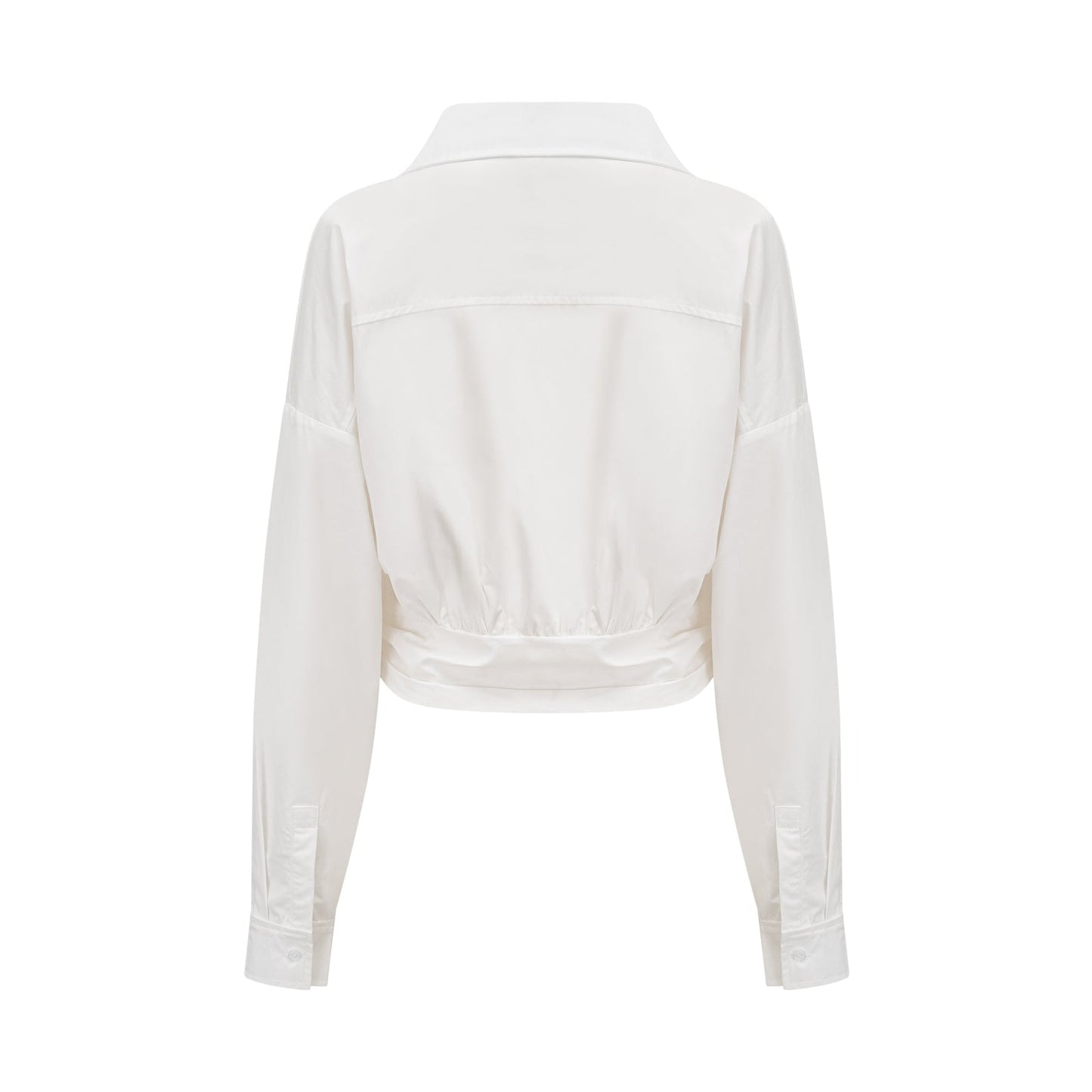 Coline asymmetric ruched shirt