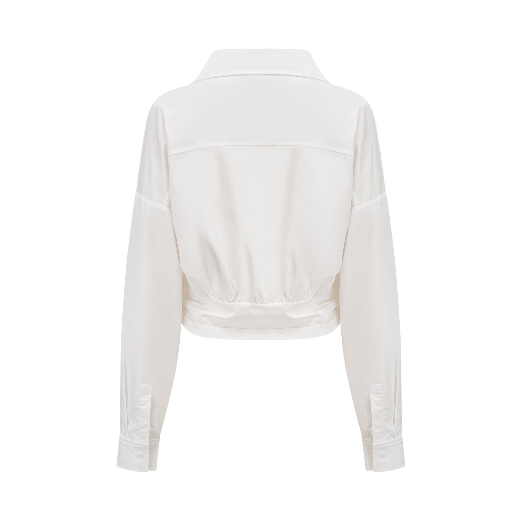 Coline asymmetric ruched shirt
