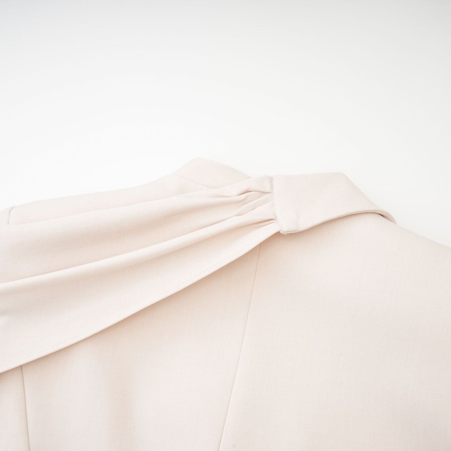 Coralie shawldetailed jacket in Neutrals