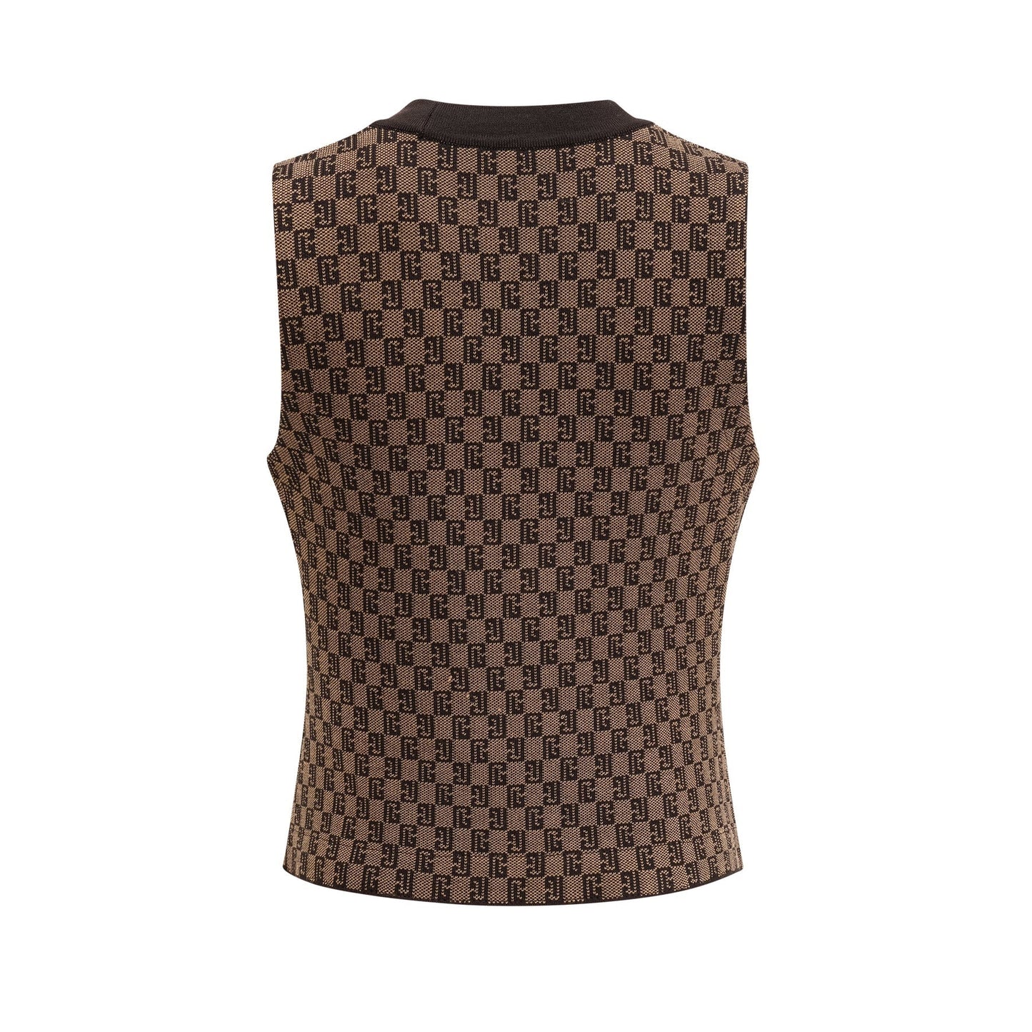 Cyrielle monogramjacquard top trousers matching set
