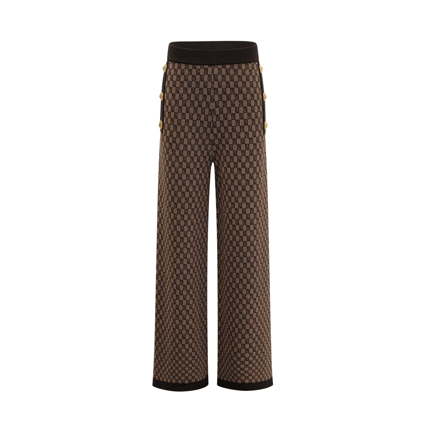 Cyrielle monogramjacquard top trousers matching set