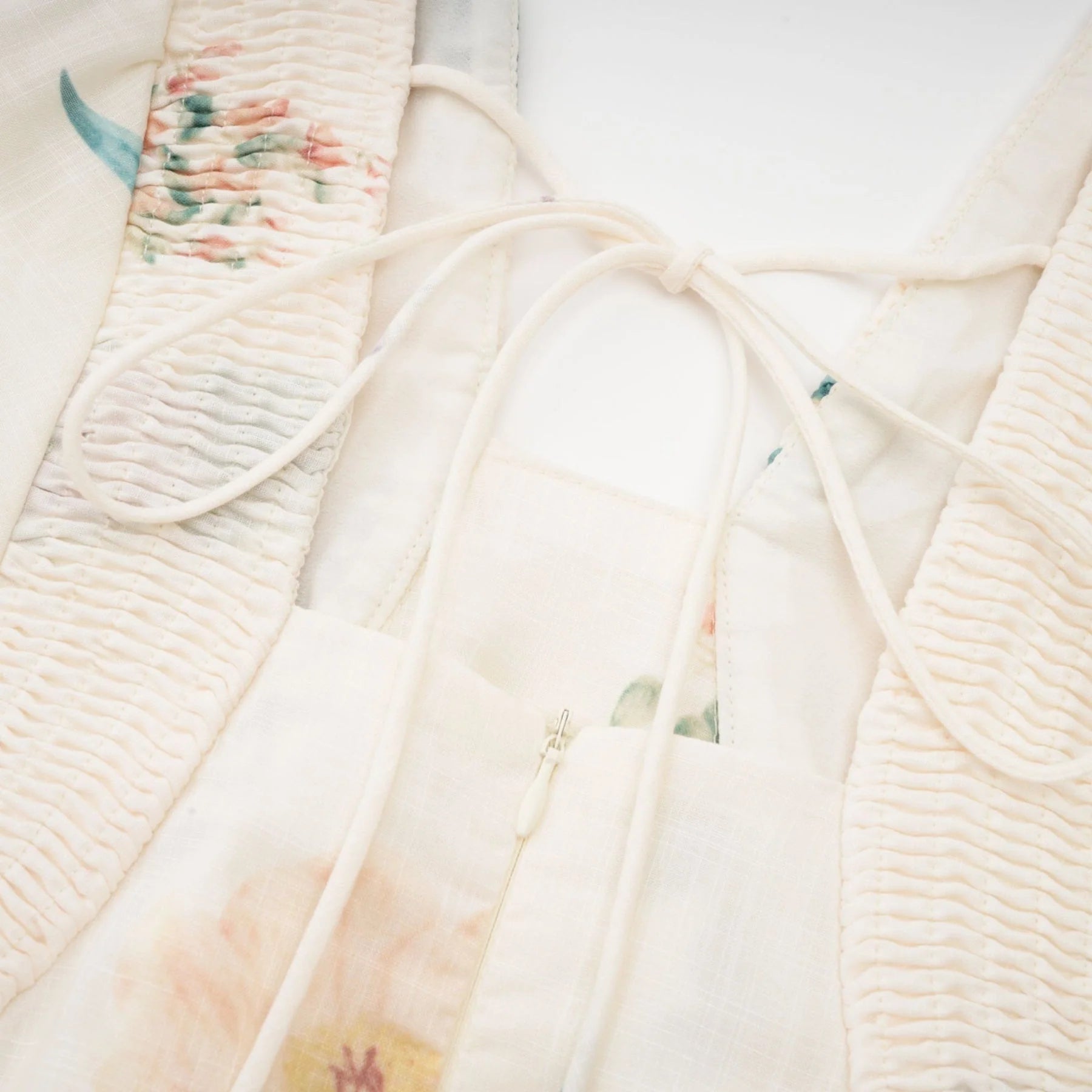 Cyrielle Vneck floralprint midi dress