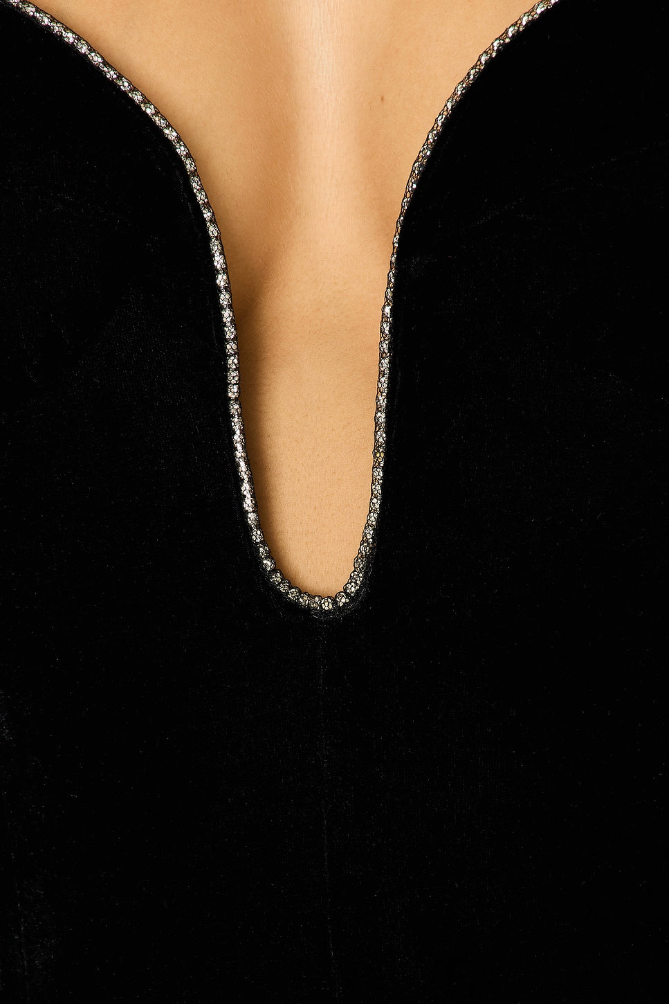 Brooklyn Velour Midi Dress Bardot