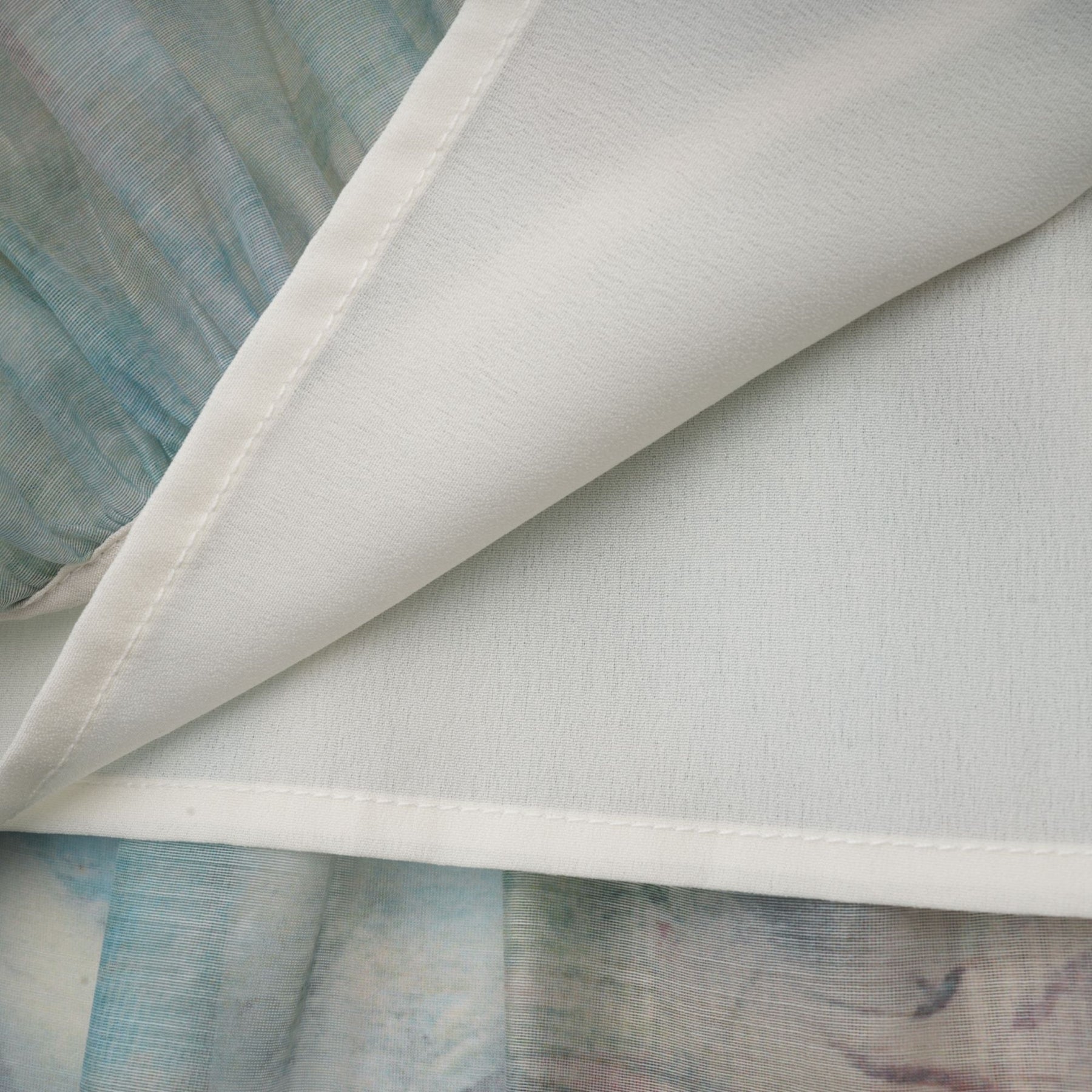 Delphine layered patternprint midi dress