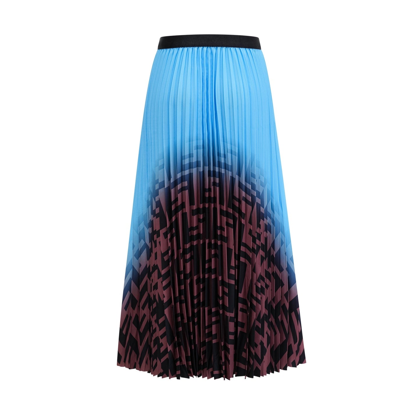 Désirée colorblock pleated top skirt matching set