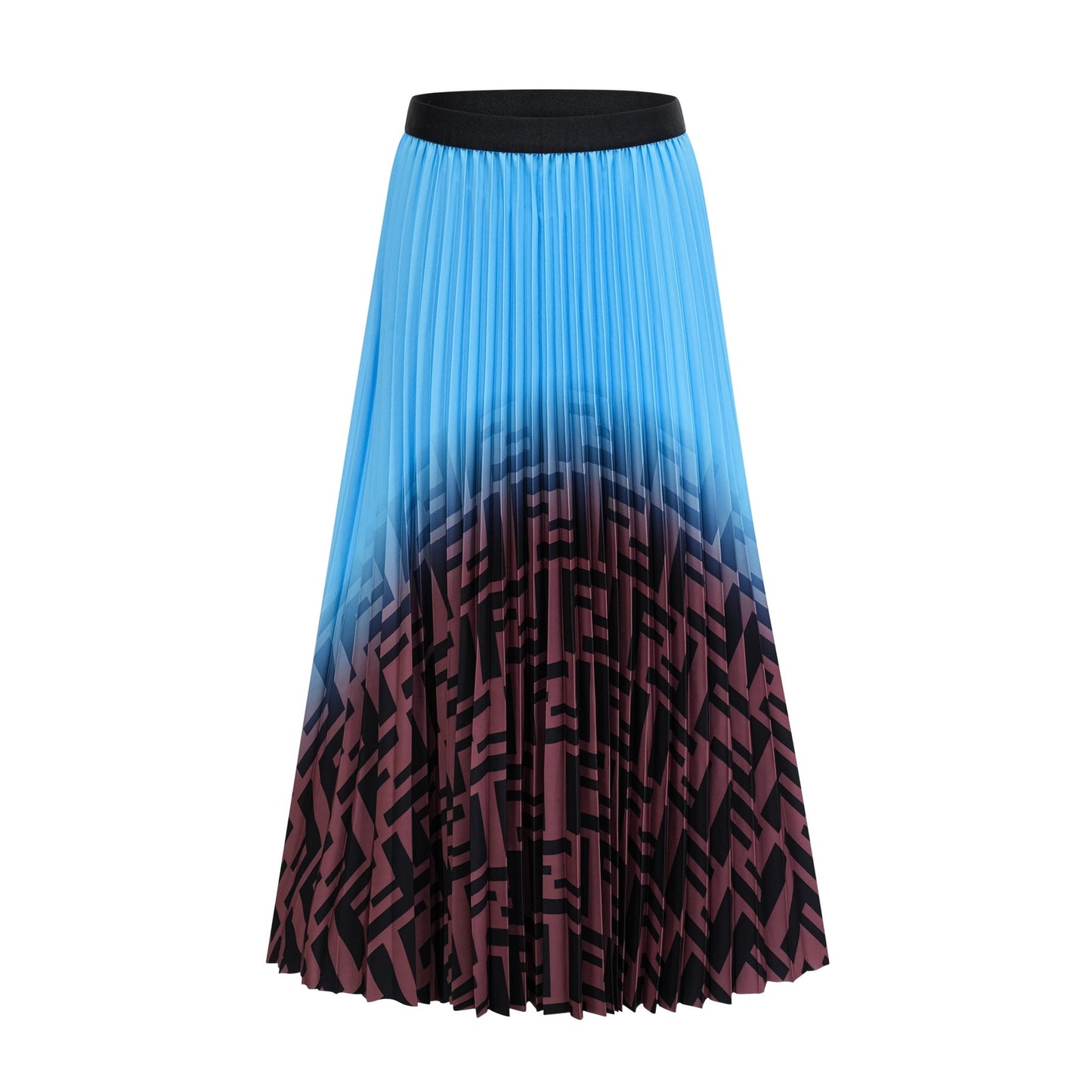 Désirée colorblock pleated top skirt matching set