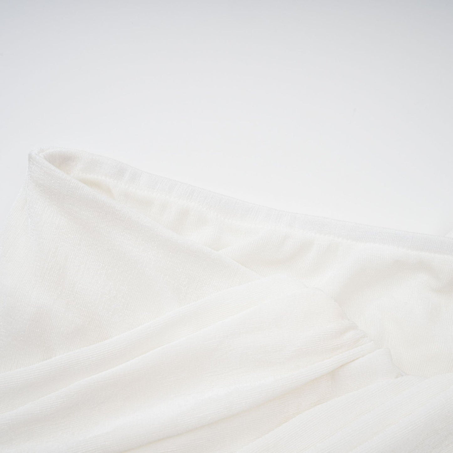 Dulcie White Asymmetrical Ruched Matching Set