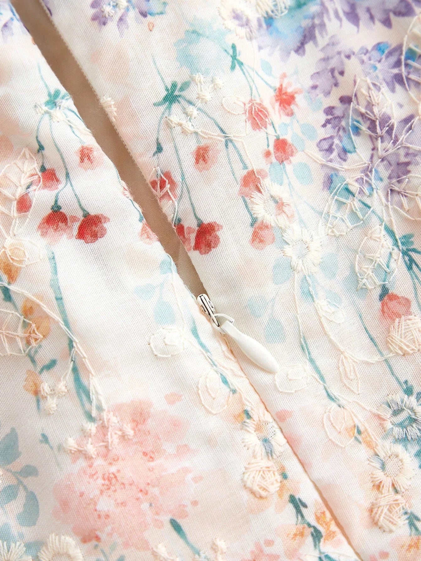 Elegant Romantic Floral Print Summer Dress For Women