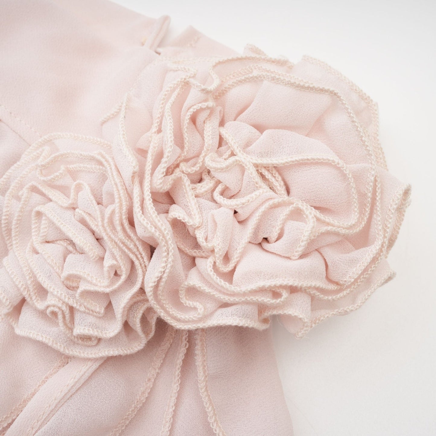 Eloisee flower asymmetric mini dress