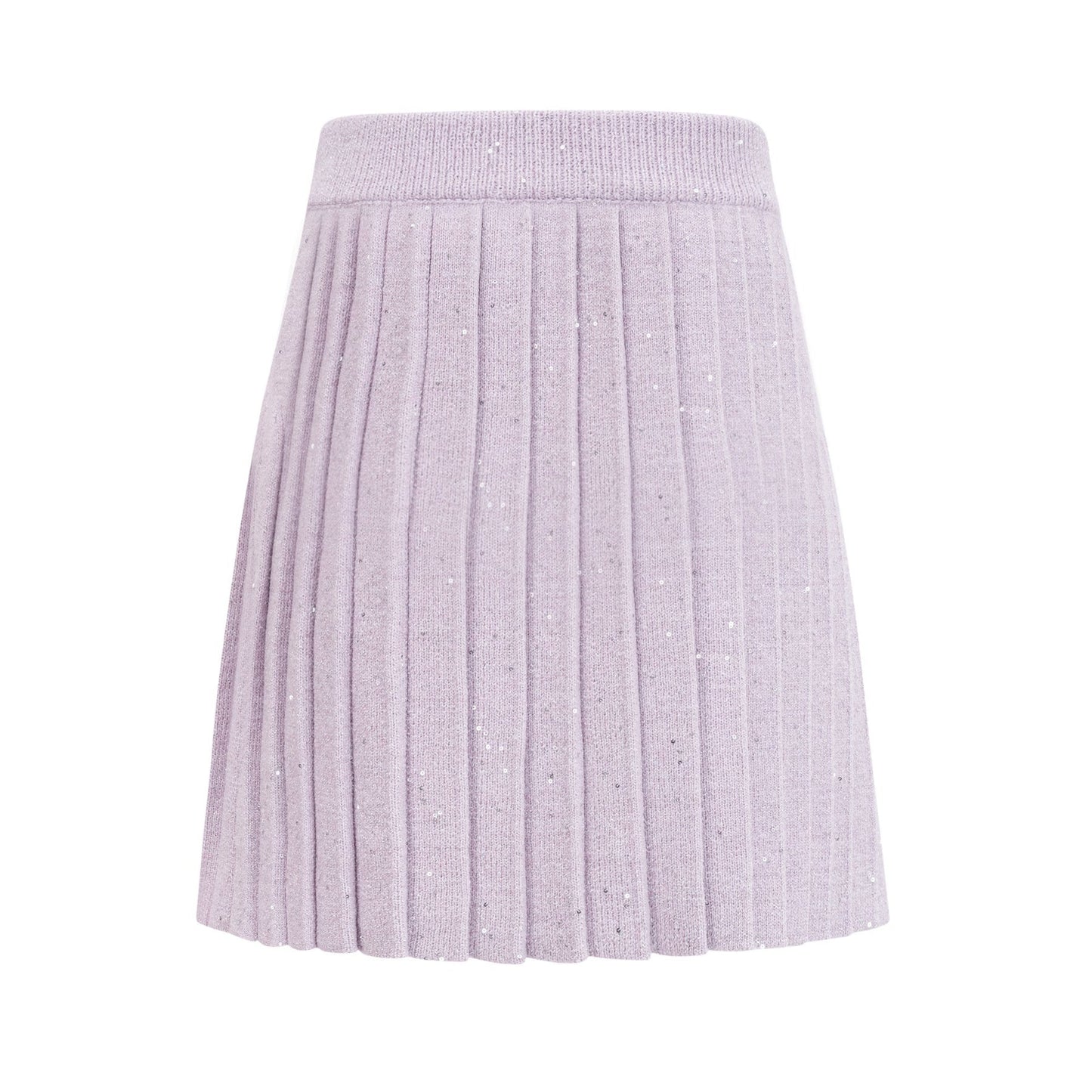 Fabienne purple sequindetail jacket skirt matching set