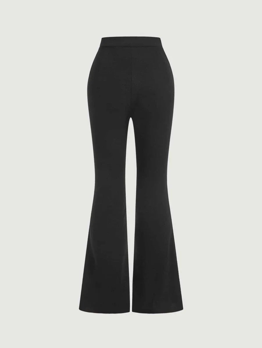 High Waist Flare Leg Pants