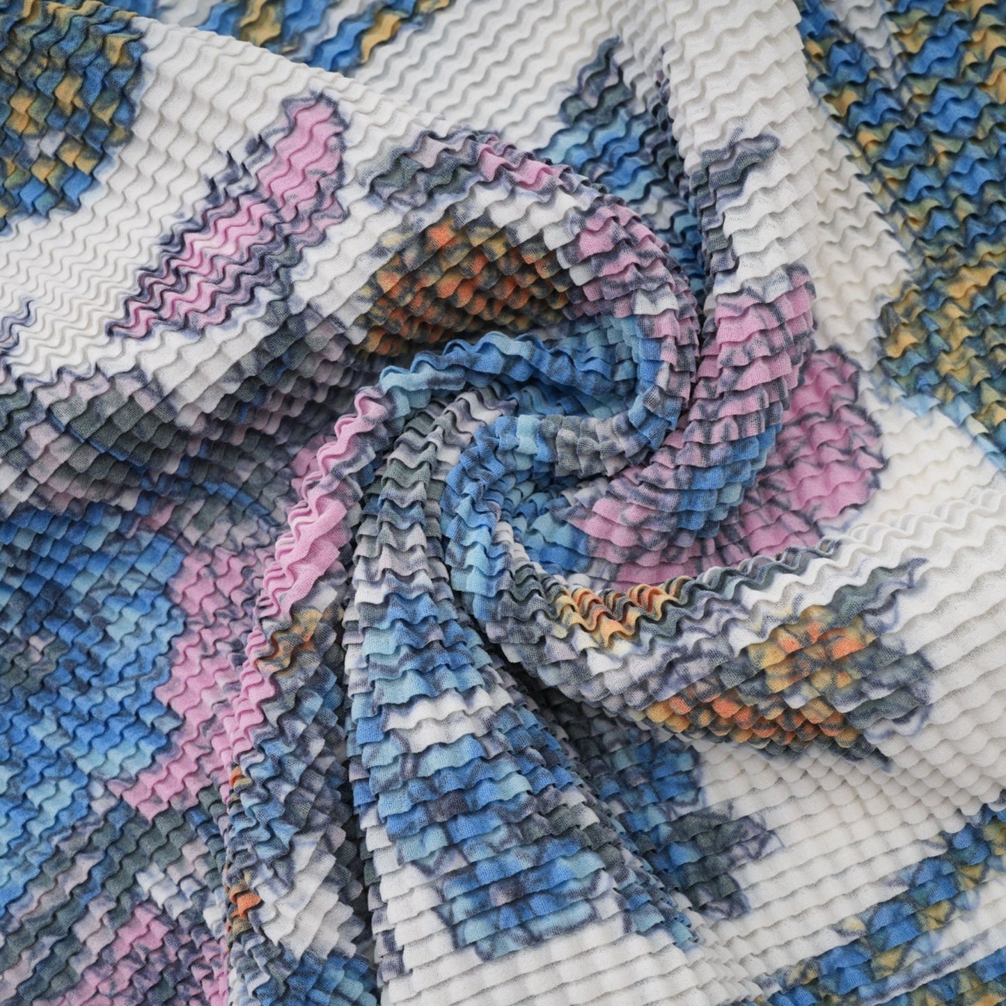Huguette patternprint top skirt matching set