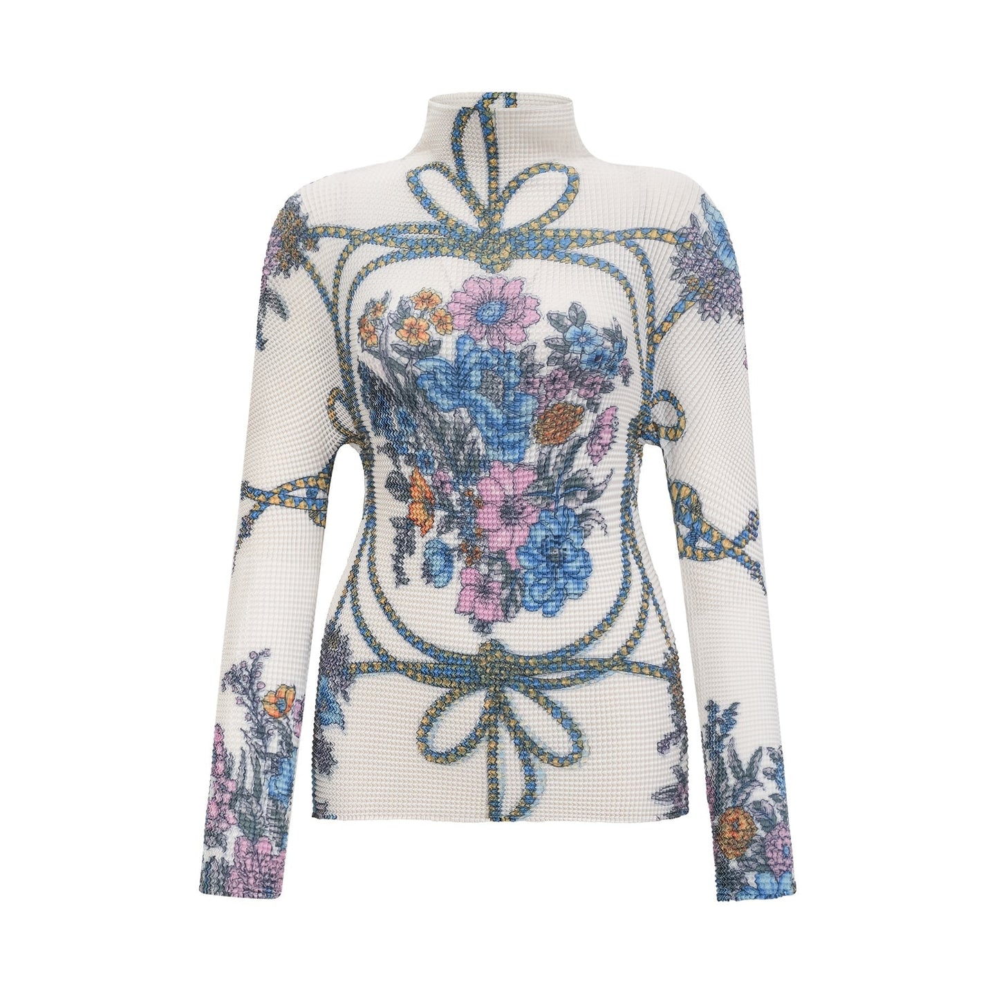 Huguette patternprint top skirt matching set