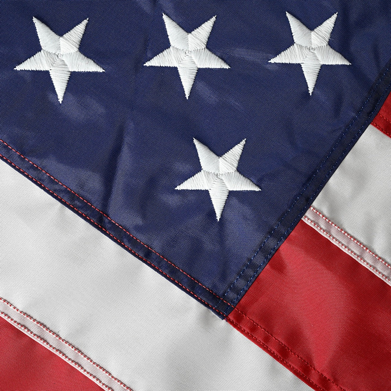 Nylon United States Flag with Embroidered Stars / 3ft x 5ft