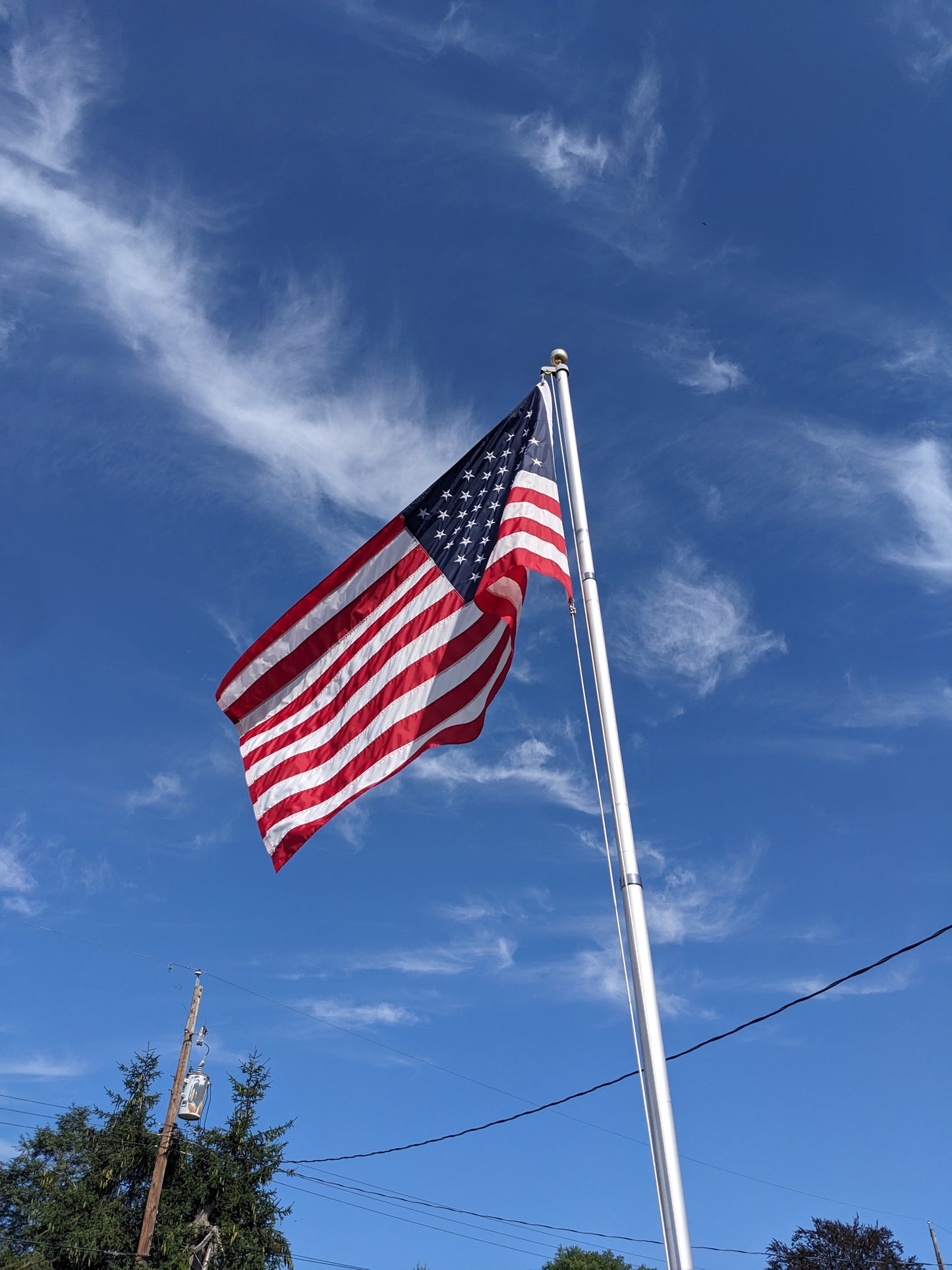 Nylon United States Flag with Embroidered Stars / 3ft x 5ft