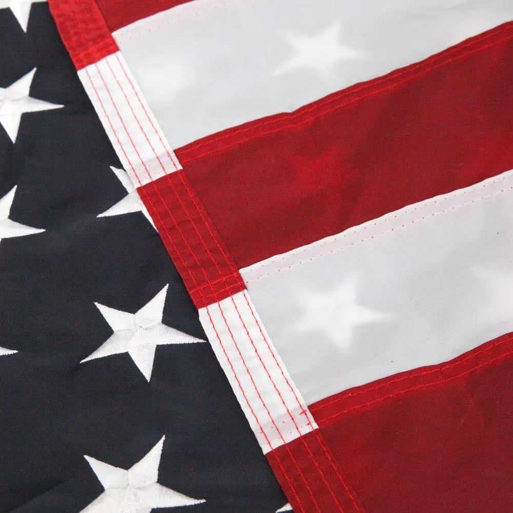 United States US Flag – Embroidered Polyester Swooper Banner