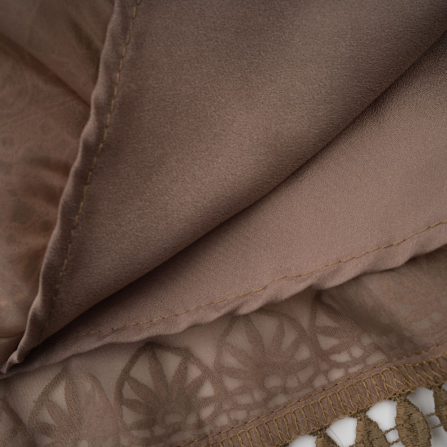 Inès lace cutout layered mini dress